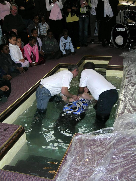 Tina baptised
